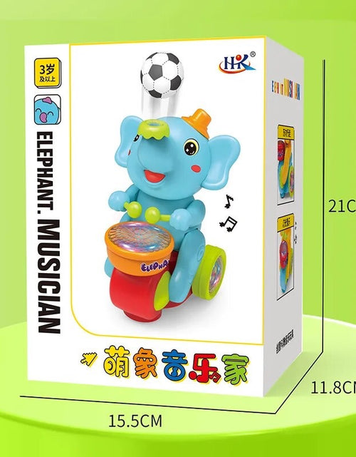 Load image into Gallery viewer, Cute Elephant Toy Beating Drum
