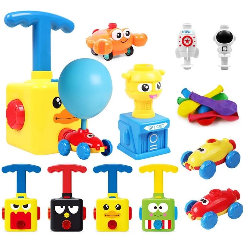 🎁Fun Packed Balloon Car Toy Pump Set🔥