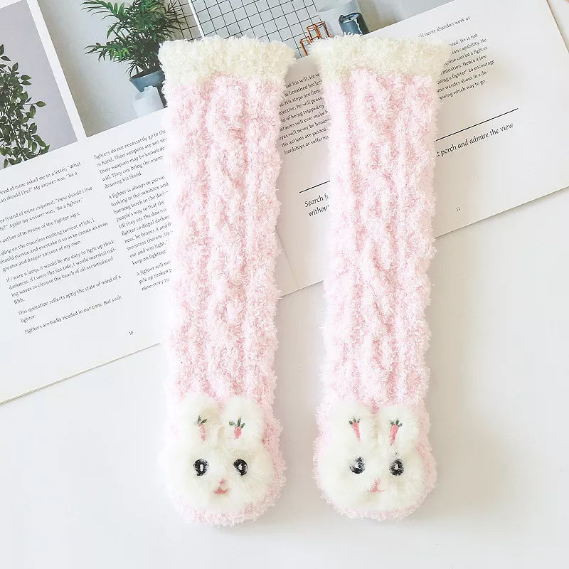 Baby Fluffy Fuzzy Slipper Socks