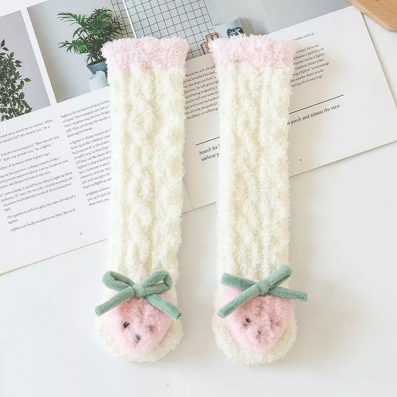 Baby Fluffy Fuzzy Slipper Socks