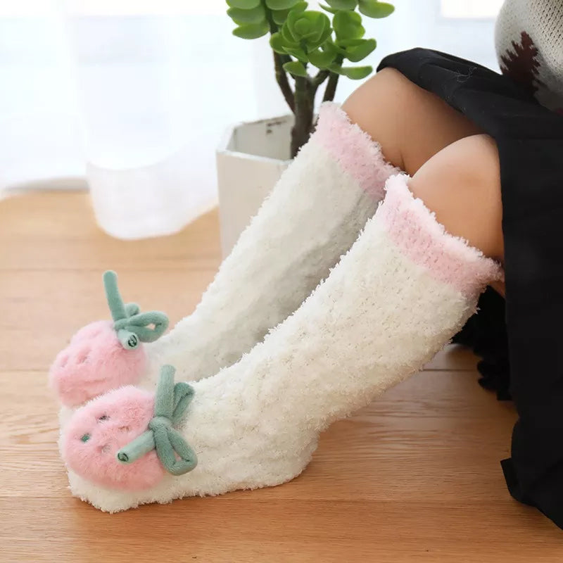 Baby Fluffy Fuzzy Slipper Socks