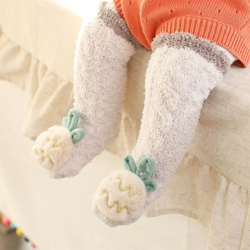 Baby Fluffy Fuzzy Slipper Socks