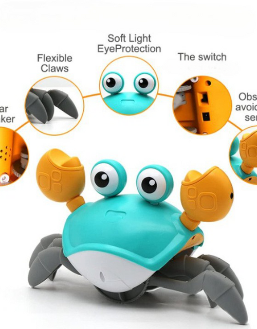 Load image into Gallery viewer, Crawling Crab Interactive Children&#39;s Toy
