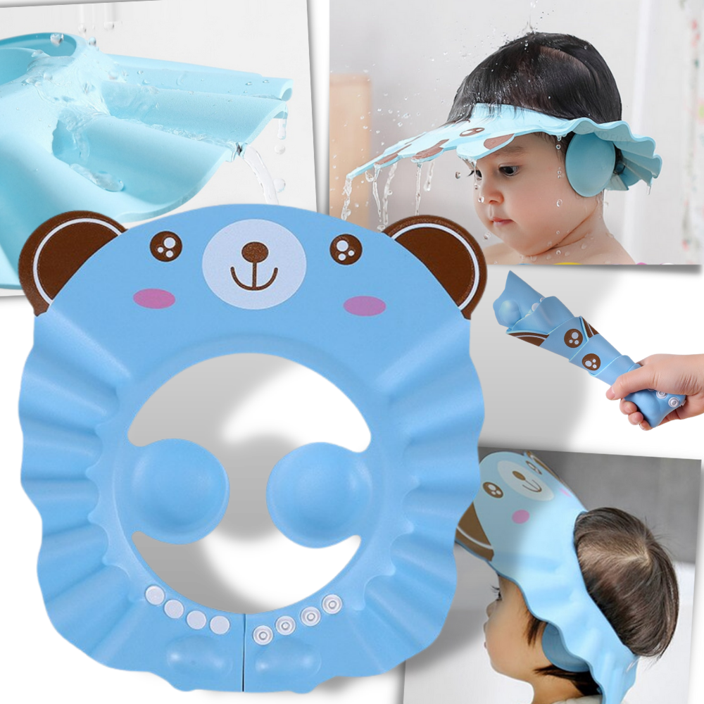 Shower Cap & Ear Protectors for Kids