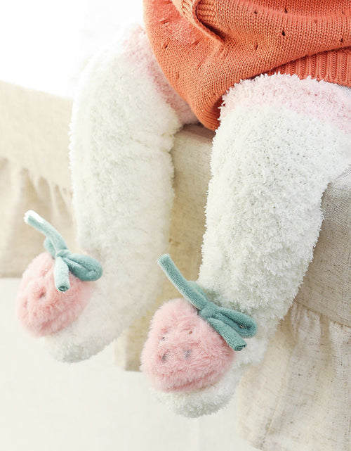 Load image into Gallery viewer, Baby Fluffy Fuzzy Slipper Socks
