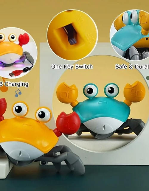 Load image into Gallery viewer, Crawling Crab Interactive Children&#39;s Toy
