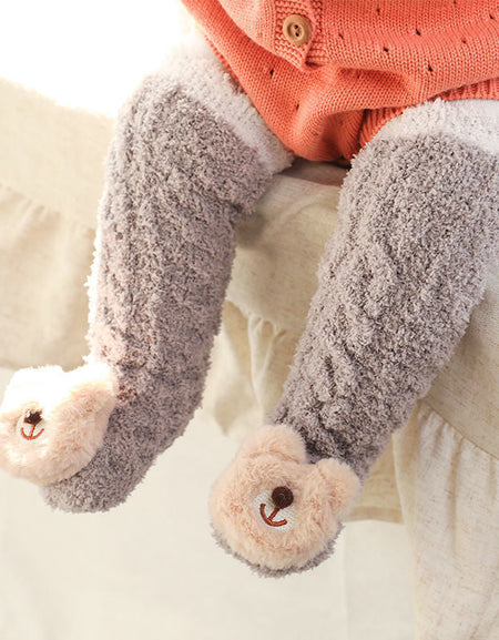 Baby Fluffy Fuzzy Slipper Socks