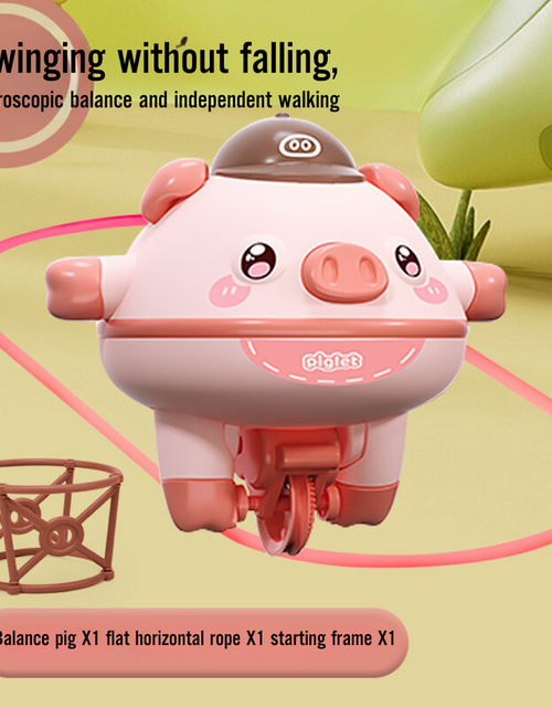 Load image into Gallery viewer, Rope Walking Piglet Toys
