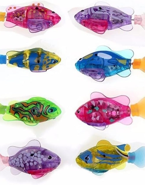 Load image into Gallery viewer, 5Pcs Swimming Robot Fish with LED Light
