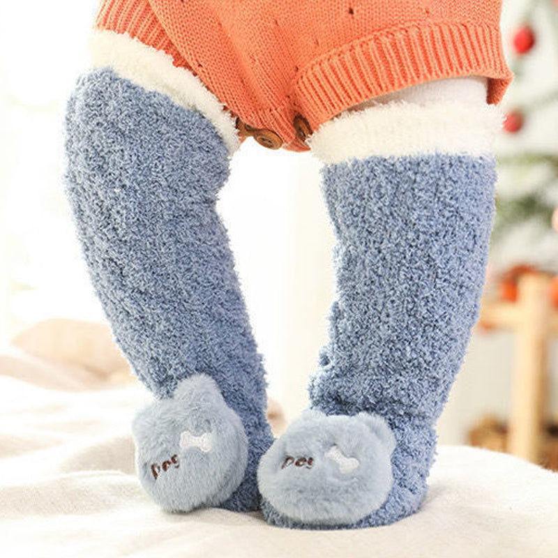 Baby Fluffy Fuzzy Slipper Socks