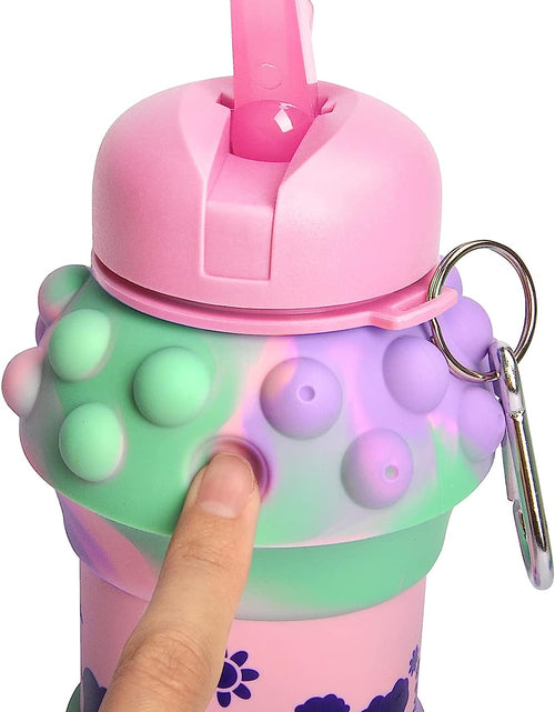 Load image into Gallery viewer, Cute And Collapsible Silicone Water Bottle For Kids – BPA Free!
