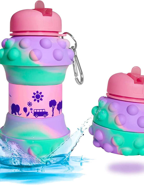 Load image into Gallery viewer, Cute And Collapsible Silicone Water Bottle For Kids – BPA Free!
