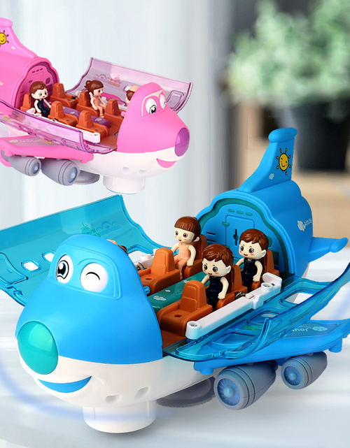 Load image into Gallery viewer, Baby Airplane Toy Musical Toy with Light
