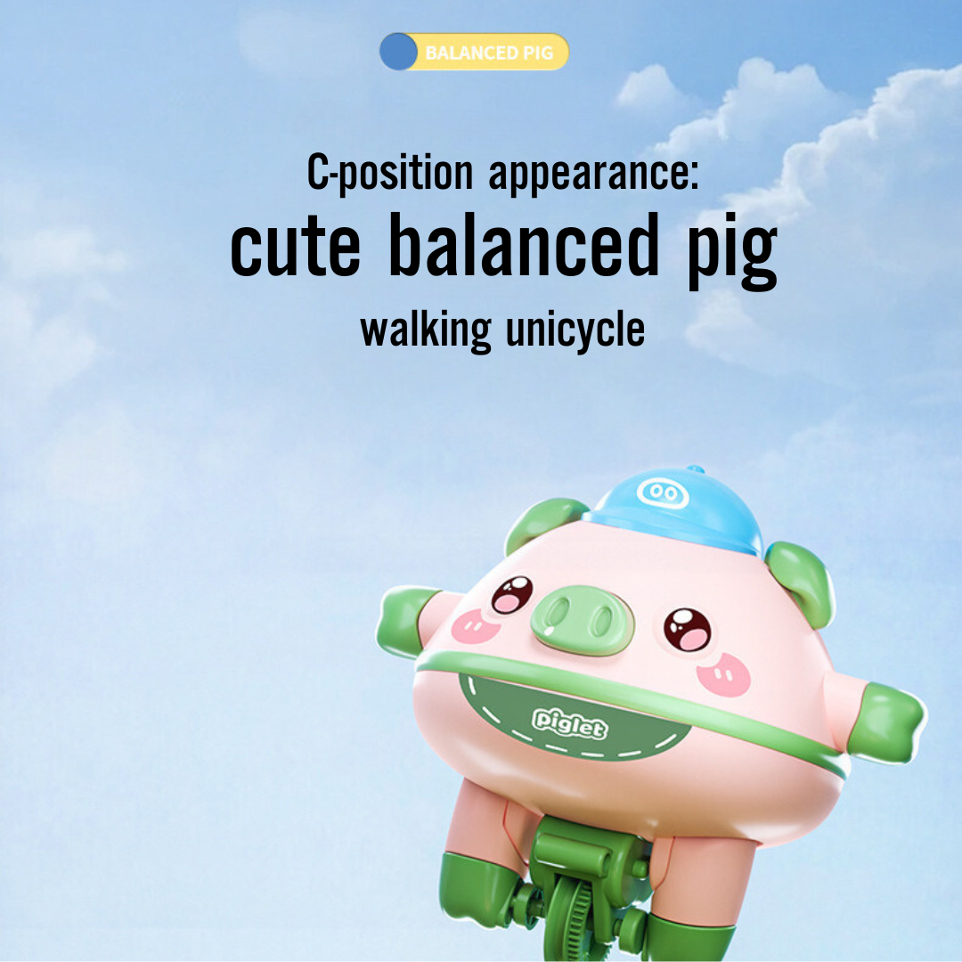 Rope Walking Piglet Toys