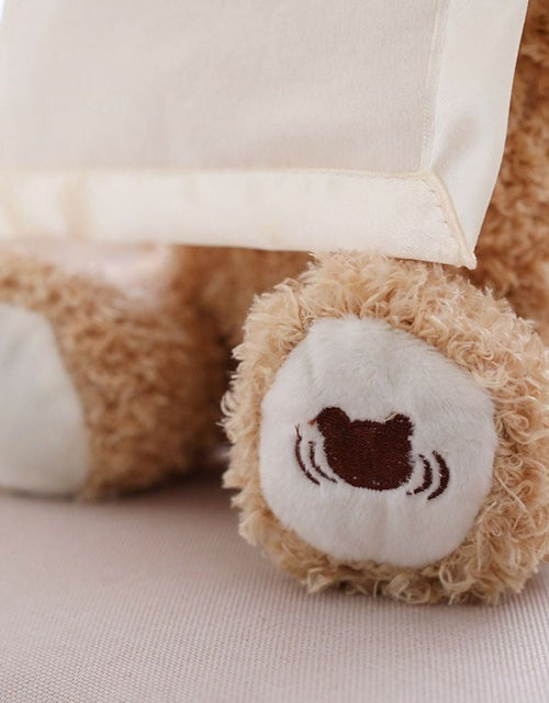 Load image into Gallery viewer, Cute Hide and Seek Peek-A-Boo Singing Teddy Bear
