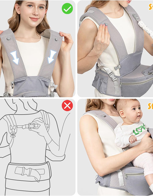 Load image into Gallery viewer, 2025 New Style Newborn Ergonomic Baby Carrier Backpack
