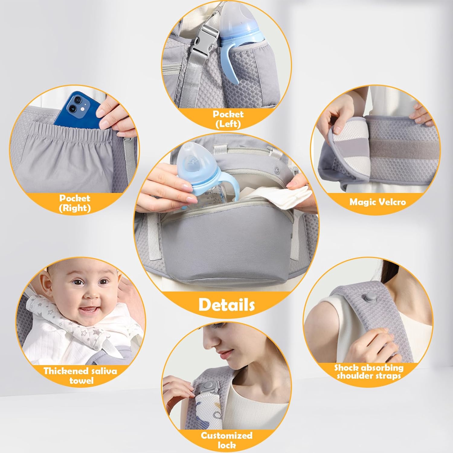 2025 New Style Newborn Ergonomic Baby Carrier Backpack