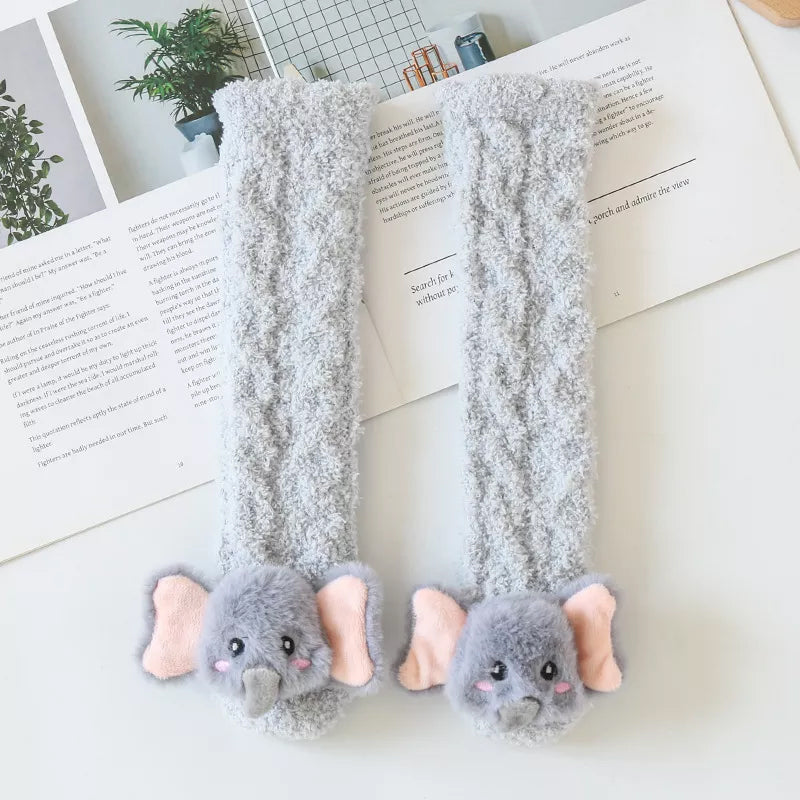 Baby Fluffy Fuzzy Slipper Socks