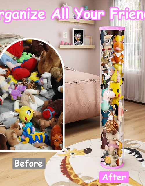 Load image into Gallery viewer, Toy Storage Organizer with Zipper for Kids Room
