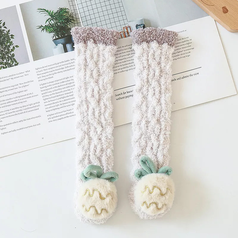 Baby Fluffy Fuzzy Slipper Socks