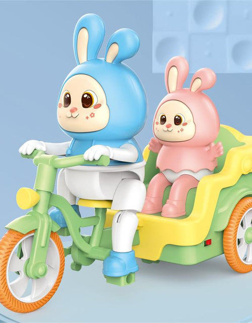 Load image into Gallery viewer, Cute Bunny Tricycle Ride Fun
