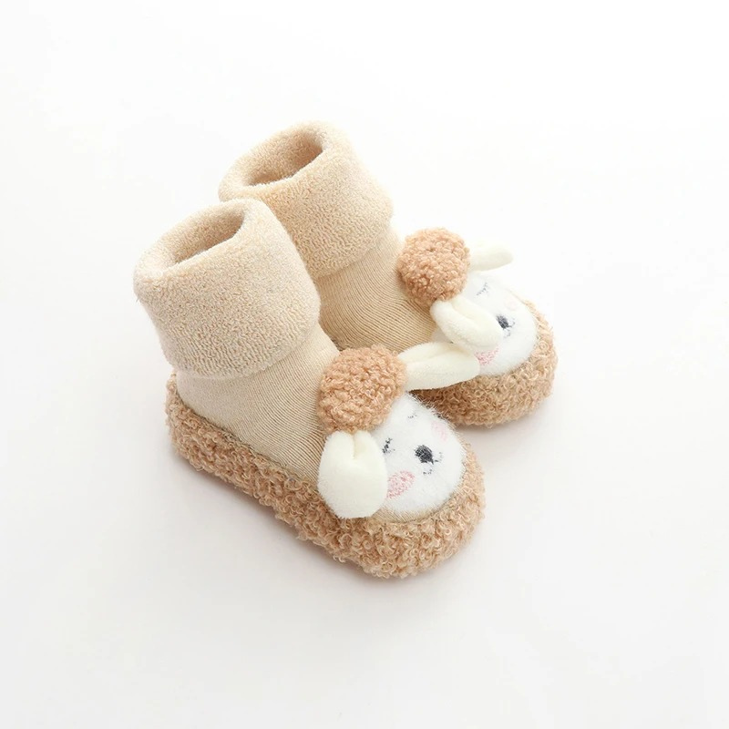 CuddlePaws Plush Cartoon Shoes for Cozy Baby Feet