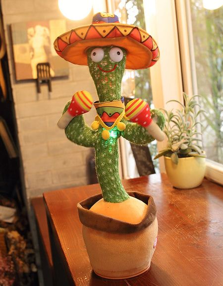 🔥Dancing & Talking Cactus Cowboy Style Mimicking Toy  🌵