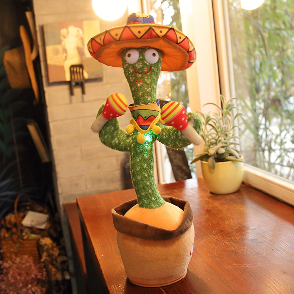 🔥Dancing & Talking Cactus Cowboy Style Mimicking Toy  🌵