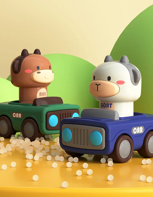 Load image into Gallery viewer, Cute Animal Press and Go Toy Car
