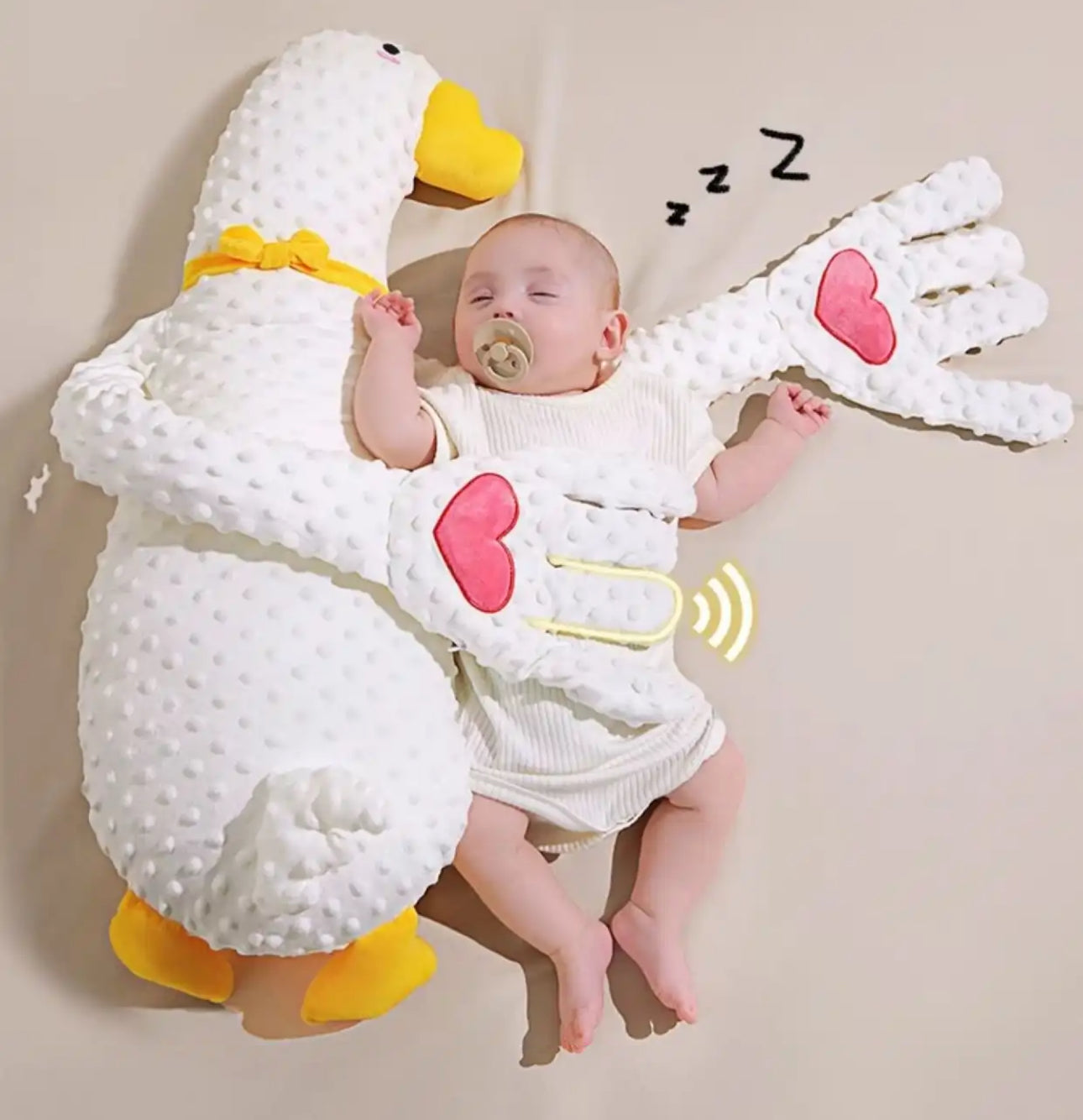 Magic Pillow: Calms Baby, Taps Gently, Promotes Independent Sleep! 💤✨