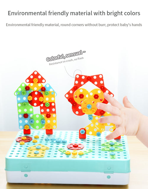 Load image into Gallery viewer, Children Electric Drill Screw Toys Diy Assembly
