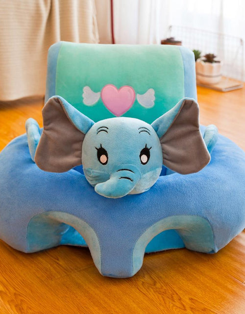 Load image into Gallery viewer, Baby Supportive Cute Plush Sofa Cover Learning to Sit Without Filling Cover Only
