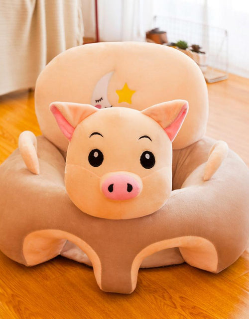 Load image into Gallery viewer, Baby Supportive Cute Plush Sofa Cover Learning to Sit Without Filling Cover Only
