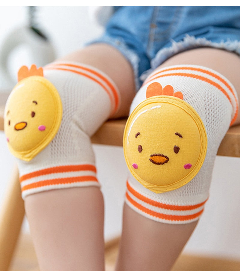 Padded Animal Face Baby Knee Pad Kids Safety Crawling Elbow Cushion