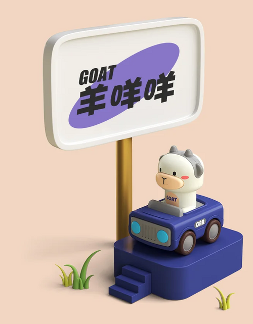 Load image into Gallery viewer, Cute Animal Press and Go Toy Car
