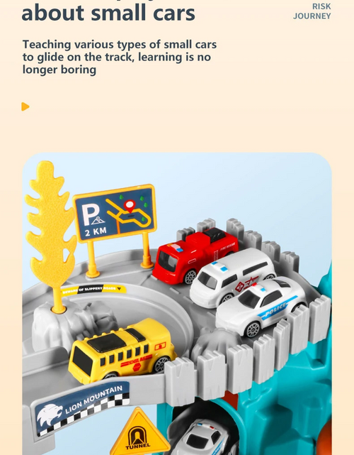 Load image into Gallery viewer, Lion Theme Car Track For Children
