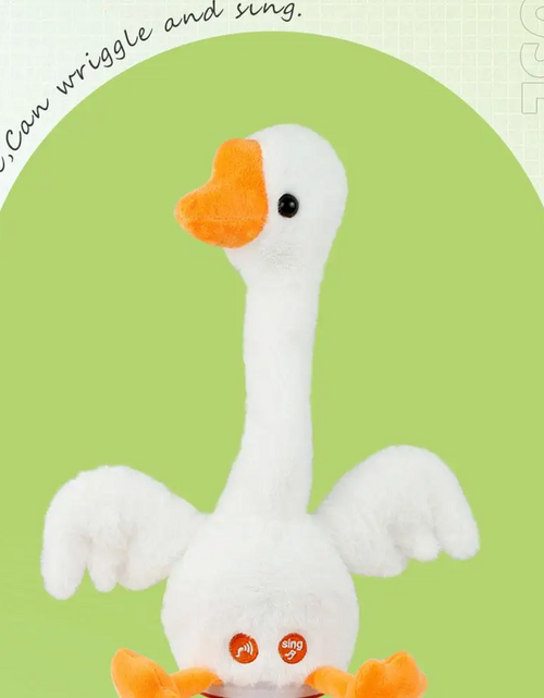 Load image into Gallery viewer, Talking Dancing Duck Plushie Toy
