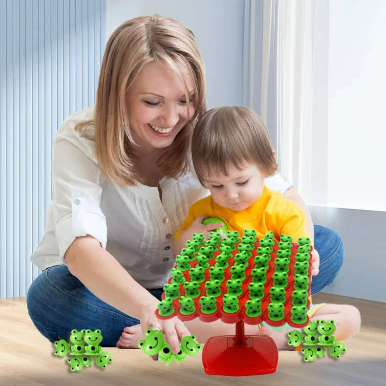 Frogs Balance Tree Kids Toy Parent-child Interaction