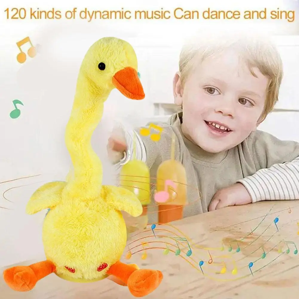 Talking Dancing Duck Plushie Toy