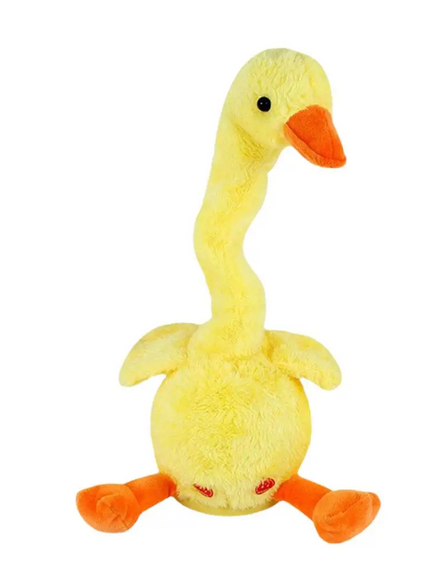 Load image into Gallery viewer, Talking Dancing Duck Plushie Toy
