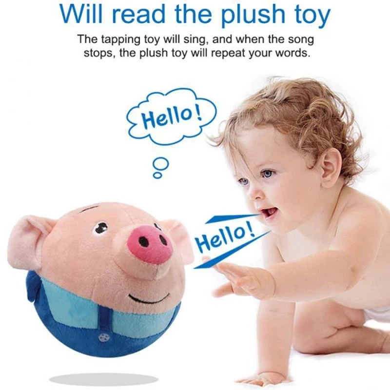 Interactive Piggy Toys Rechargeable Jumping Moving