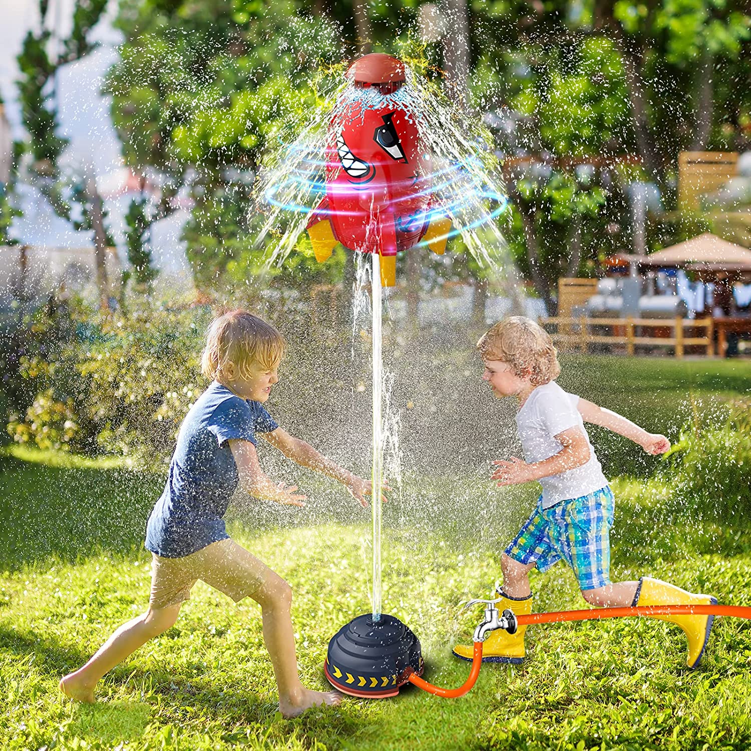 Outdoor Water Pressure Rocket Launcher 🚀