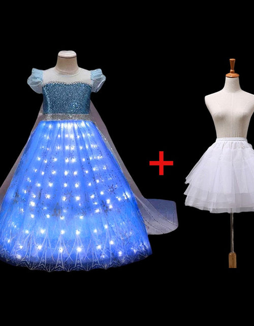 Load image into Gallery viewer, Princess LED Light Up Dress for Girls
