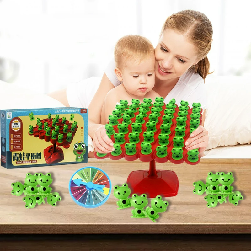 Frogs Balance Tree Kids Toy Parent-child Interaction