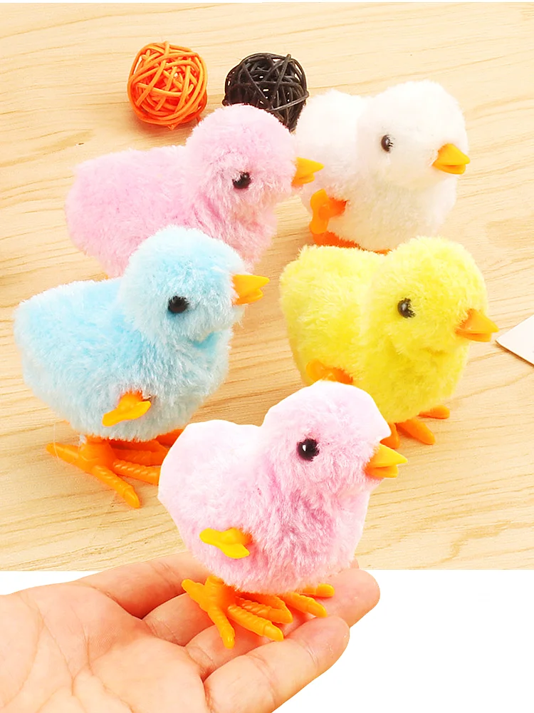 Cute Colorful Jumping Walking Chicks