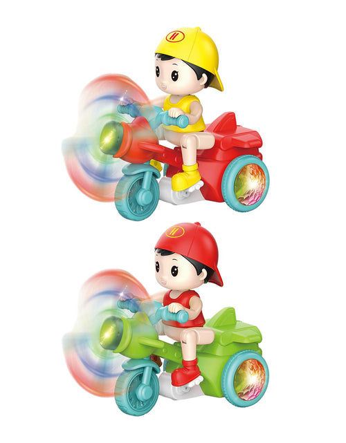 Load image into Gallery viewer, Cool Electronic Stunt Tricycle Stunt Boy Child Crawling Toy
