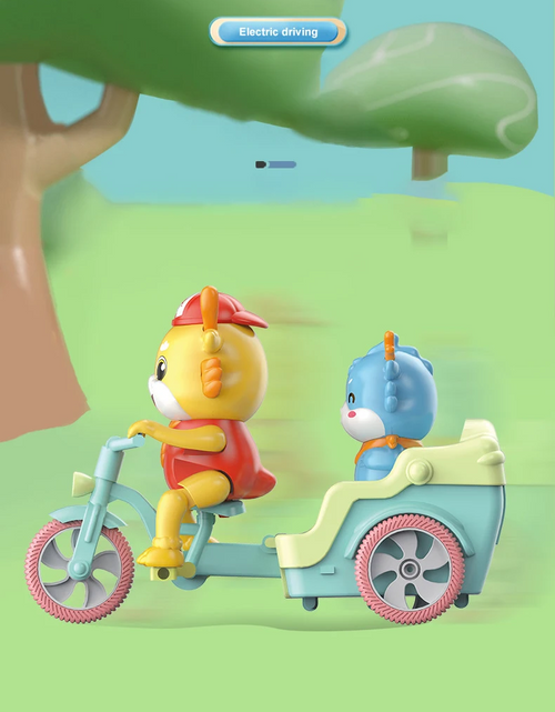 Load image into Gallery viewer, Cute Bunny Tricycle Ride Fun
