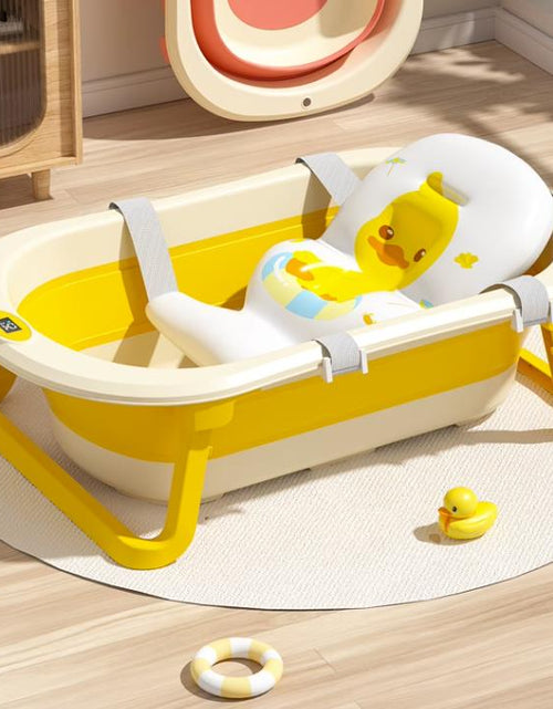 Load image into Gallery viewer, BabyTub-Folding Baby Portable Shower Bathtub With Cushion Anti-Slip
