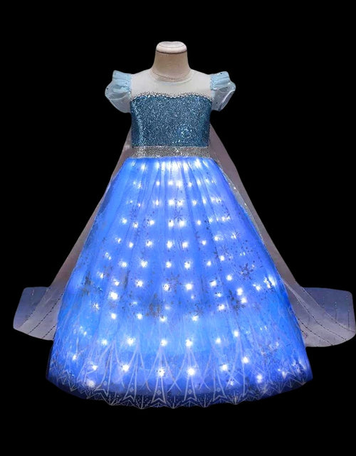 Load image into Gallery viewer, Princess LED Light Up Dress for Girls
