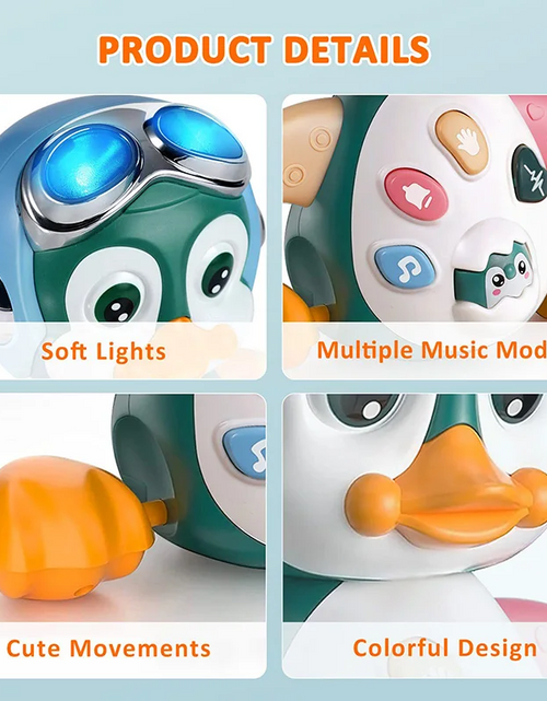 Load image into Gallery viewer, Musical Penguin Infant Moving Walking Dancing Toys
